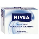 Крем-мыло, Nivea (Нивея) 100 г Увлажнение и забота с миндальным маслом