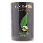 Чай зеленый, Sunleaf (Санлиф) 75 г №1 с саусепом жестяная банка