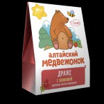 Алтайский медвежонок, драже 75 г Алтайфлора с клюквой