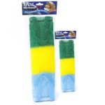 Мочалка, Vival (Вивал) массажная длинная трехцветная