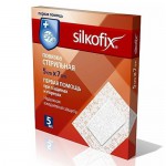 Повязка, Silkofix (Силкофикс) р. 7смх5см 5 шт первая помощь на нетканой основе
